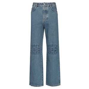 Loewe Men Anagram Baggy Jeans